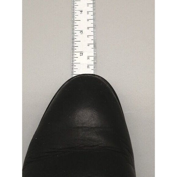 Steve Madden Womens‎ Ankle Boot Dicey Black Leather Pull On Elastic Gussets 8.5 - Picture 6 of 11